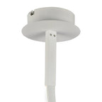 M6002 Nur Blanco Semi Flush 30W LED Dimmable White/Frosted Acrylic