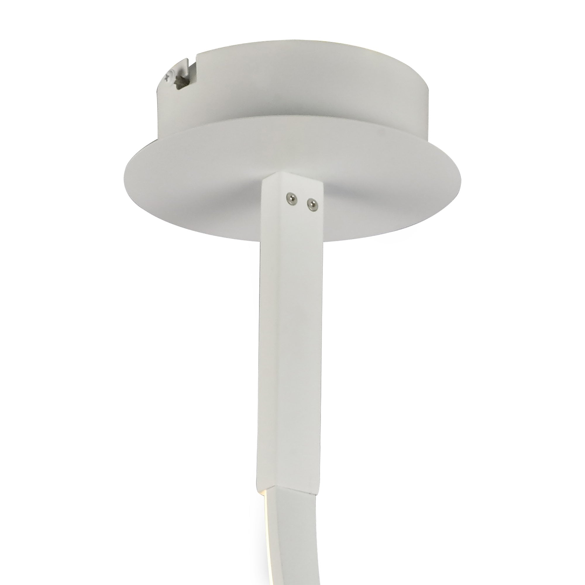 M6002 Nur Blanco Semi Flush 30W LED Dimmable White/Frosted Acrylic