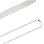 M6002 Nur Blanco Semi Flush 30W LED Dimmable White/Frosted Acrylic