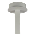 M6003 Nur Blanco Rectangular Semi Flush Tall 40W LED Dimmable White/Frosted Acrylic