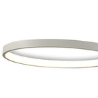 M6003 Nur Blanco Rectangular Semi Flush Tall 40W LED Dimmable White/Frosted Acrylic