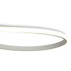 M6003 Nur Blanco Rectangular Semi Flush Tall 40W LED Dimmable White/Frosted Acrylic