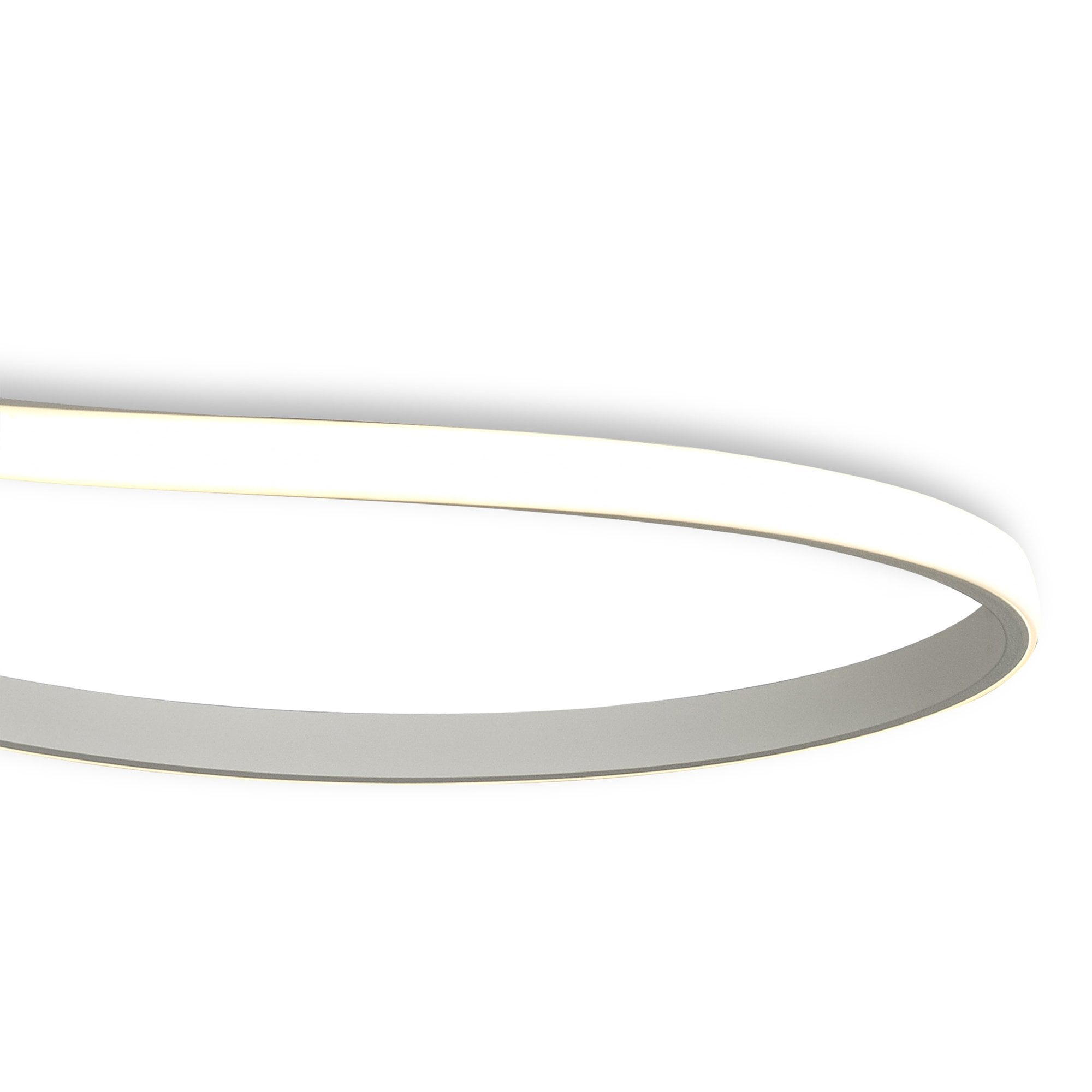 M6003 Nur Blanco Rectangular Semi Flush Tall 40W LED Dimmable White/Frosted Acrylic