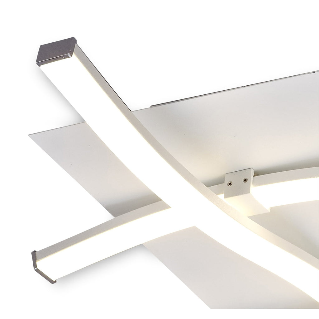 M6004 Nur Blanco Ceiling 34W LED Dimmable White/Frosted Acrylic