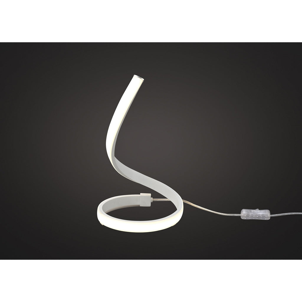 M6008 Nur Blanco Table Lamp 15W LED White/Frosted Acrylic