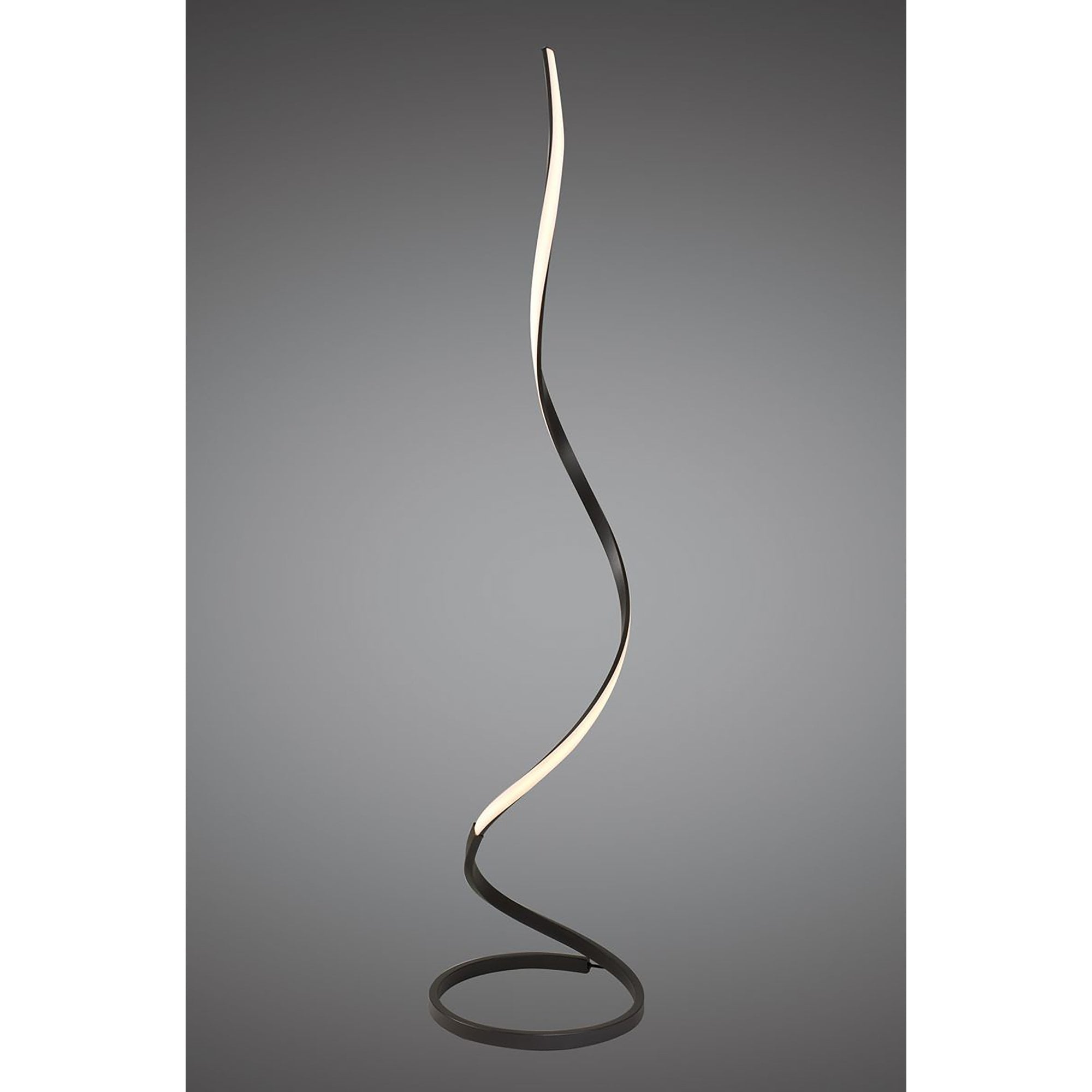 M5363 Nur Brown Oxide Floor Lamp 20W LED Dimmable Frosted Acrylic/Brown Oxide