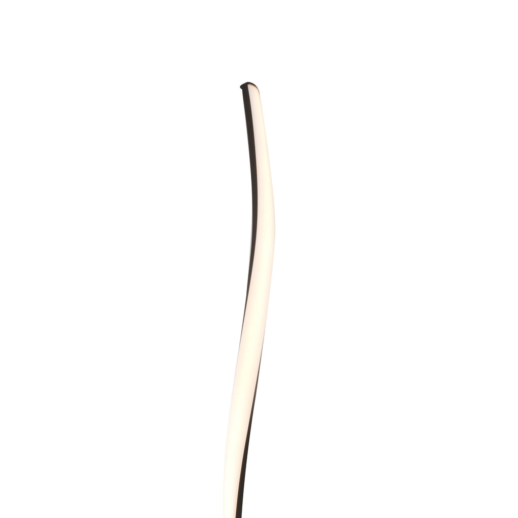 M5363 Nur Brown Oxide Floor Lamp 20W LED Dimmable Frosted Acrylic/Brown Oxide