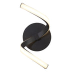 M5365 Nur Brown Oxide Wall Lamp 10W LED Frosted Acrylic/Brown Oxide