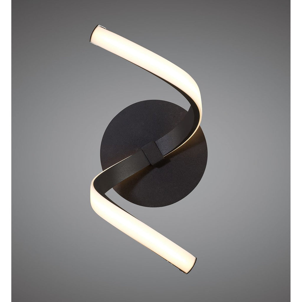 M5365 Nur Brown Oxide Wall Lamp 10W LED Frosted Acrylic/Brown Oxide