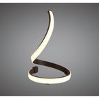 M5366 Nur Brown Oxide Table Lamp 15W LED Frosted Acrylic/Brown Oxide