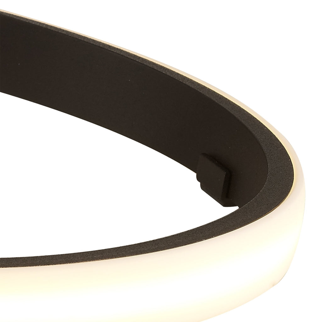 M5366 Nur Brown Oxide Table Lamp 15W LED Frosted Acrylic/Brown Oxide