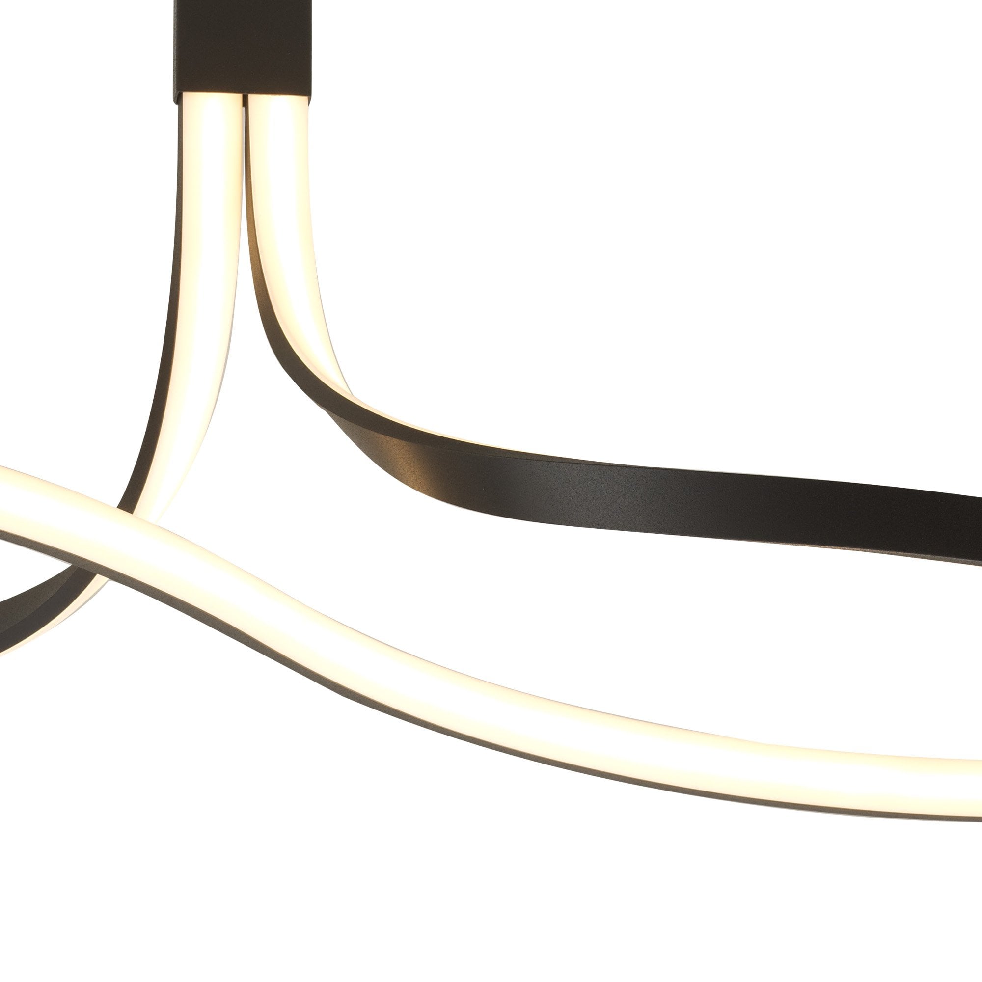 M5826 Nur Brown Oxide Rectangular Semi Flush 40W LED Dimmable Frosted Acrylic/Brown Oxide