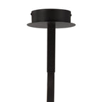 M5829 Nur Brown Oxide Semi Flush 30W LED Dimmable Frosted Acrylic/Brown Oxide