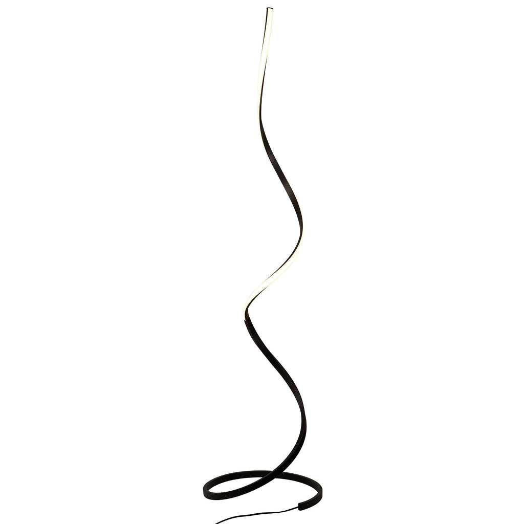 M5805 Nur Brown Oxide XL Floor Lamp 20W LED Dimmable Frosted Acrylic/Brown Oxide