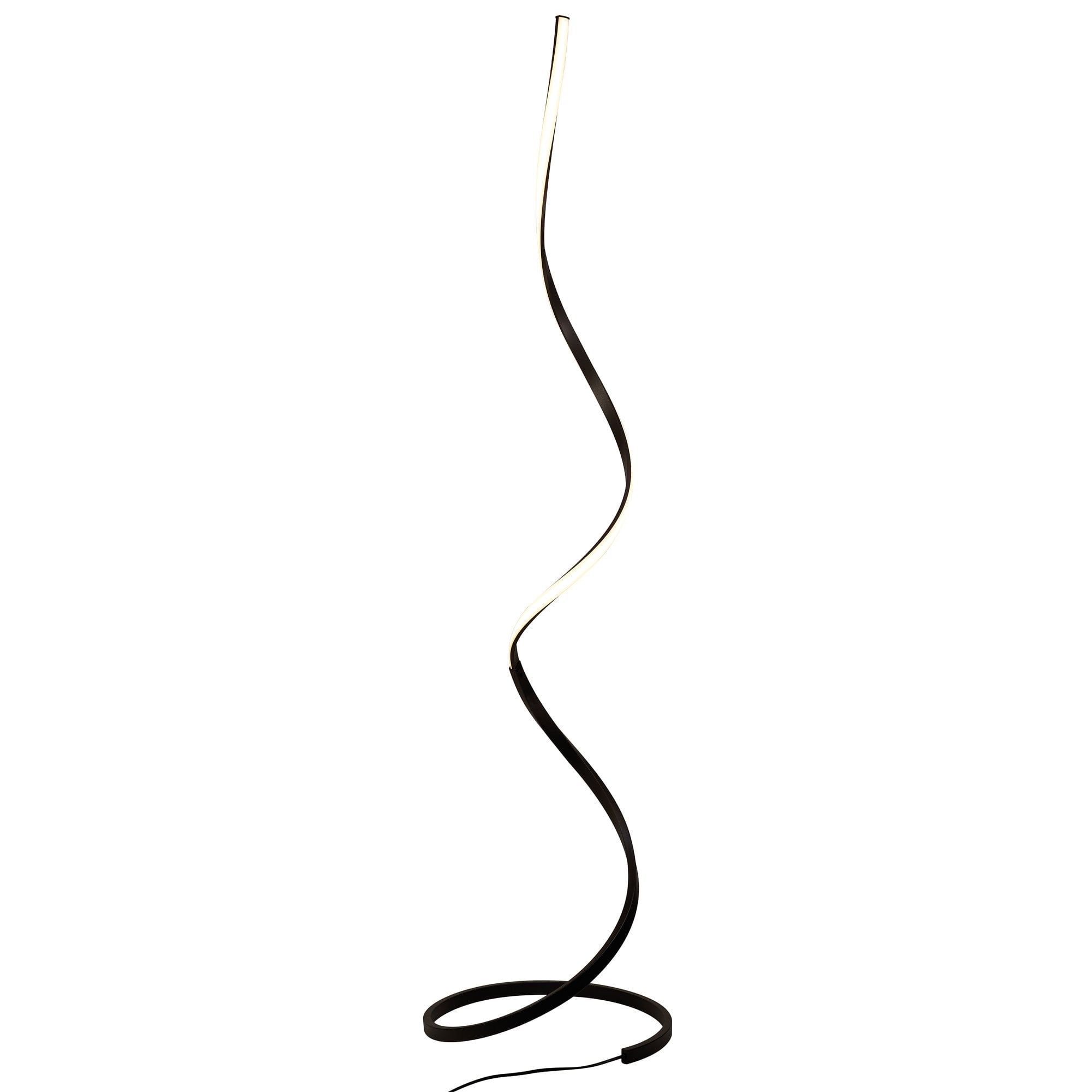 M5805 Nur Brown Oxide XL Floor Lamp 20W LED Dimmable Frosted Acrylic/Brown Oxide