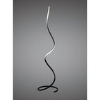 M5805 Nur Brown Oxide XL Floor Lamp 20W LED Dimmable Frosted Acrylic/Brown Oxide