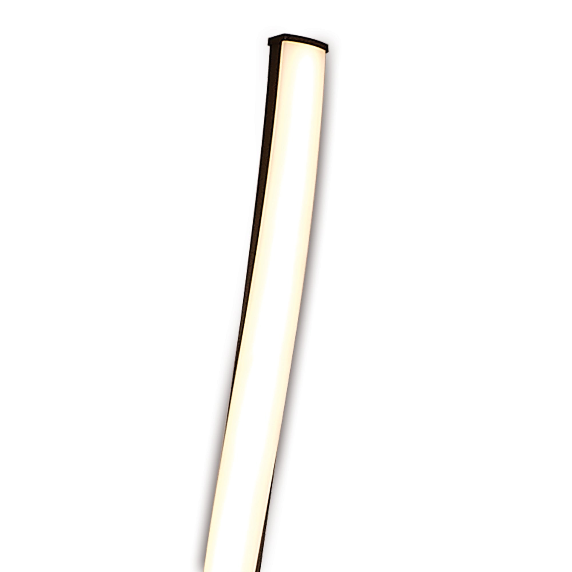M5805 Nur Brown Oxide XL Floor Lamp 20W LED Dimmable Frosted Acrylic/Brown Oxide