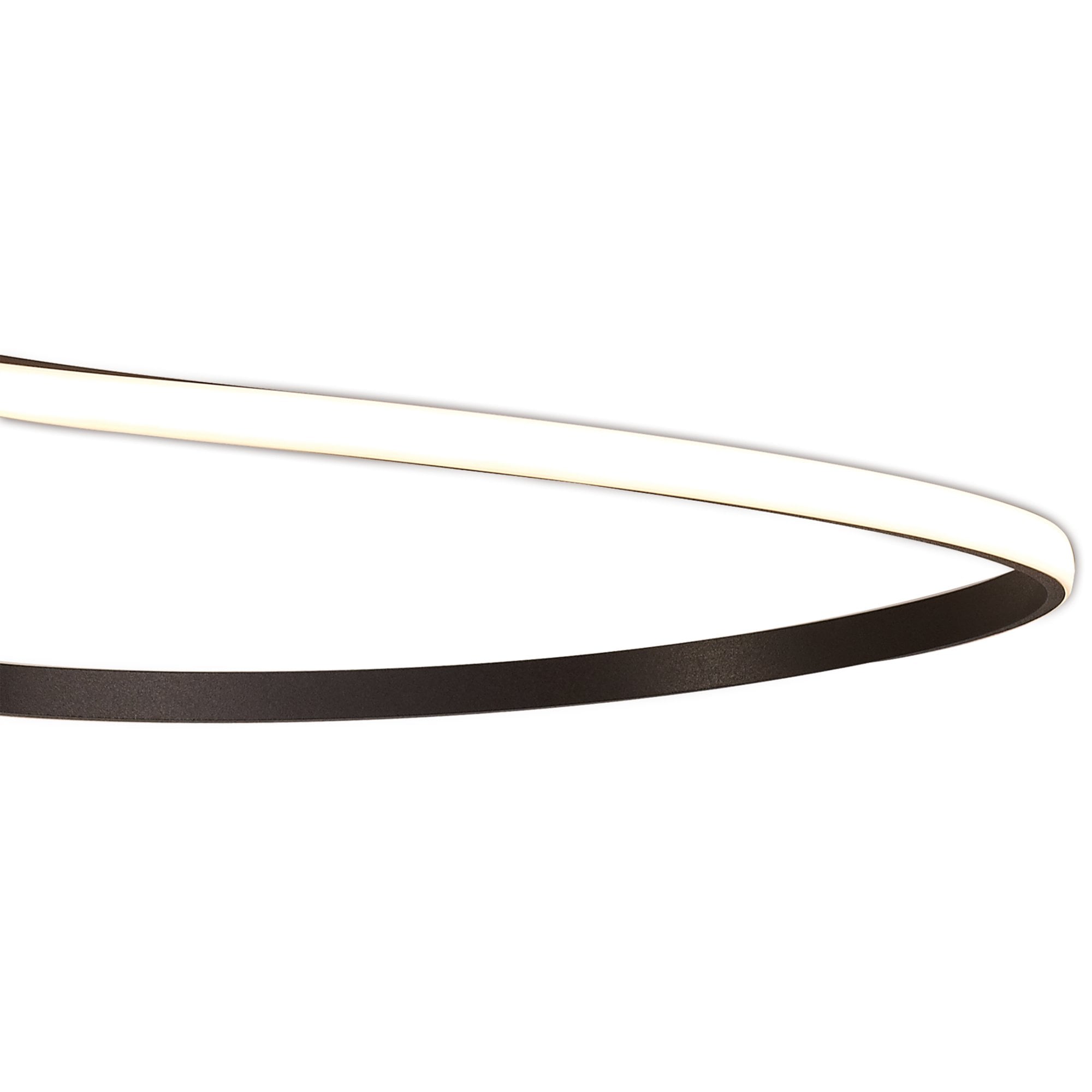 M5806 Nur Brown Oxide XL Rectangular Semi Flush 50W LED Frosted Acrylic/Brown Oxide