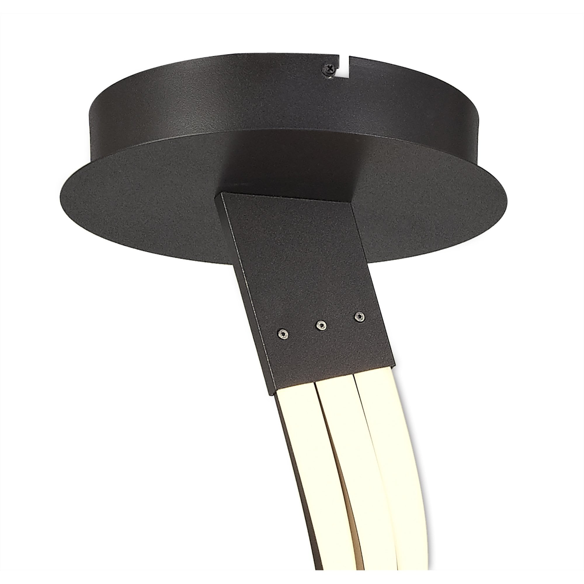 M5807 Nur Brown Oxide XL Semi Flush 80W LED Frosted Acrylic/Brown Oxide