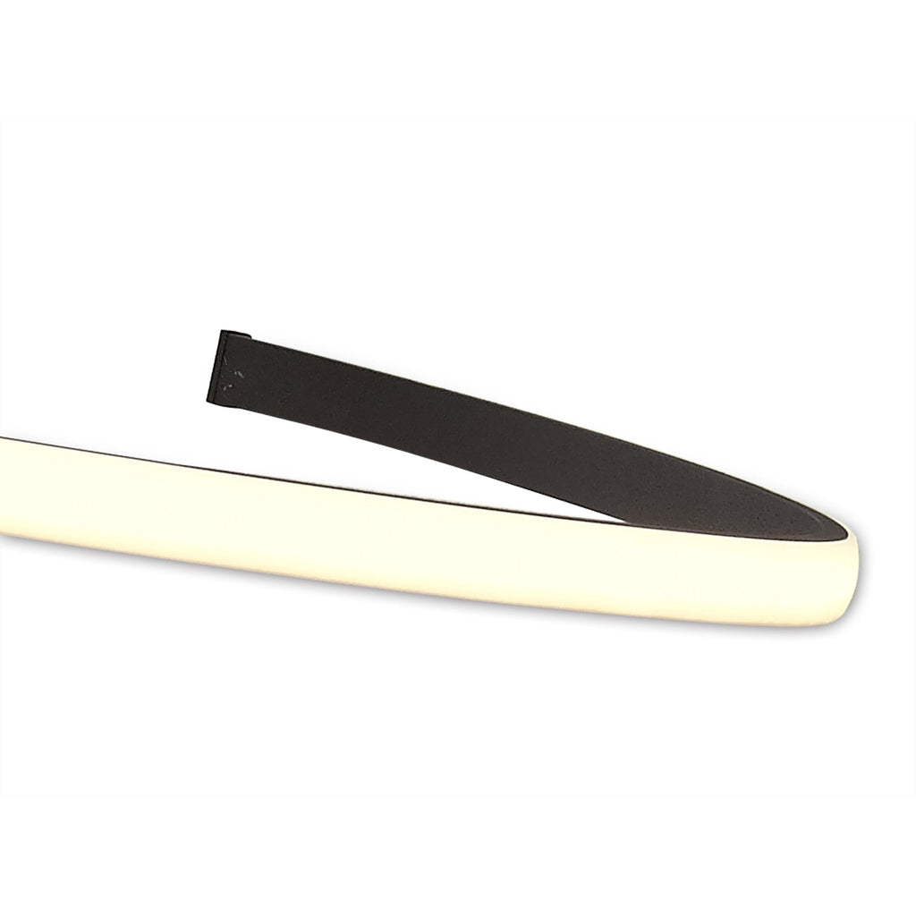 M5807 Nur Brown Oxide XL Semi Flush 80W LED Frosted Acrylic/Brown Oxide