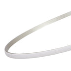 M4982 Nur Semi Flush 30W LED Silver/Frosted Acrylic/Polished Chrome