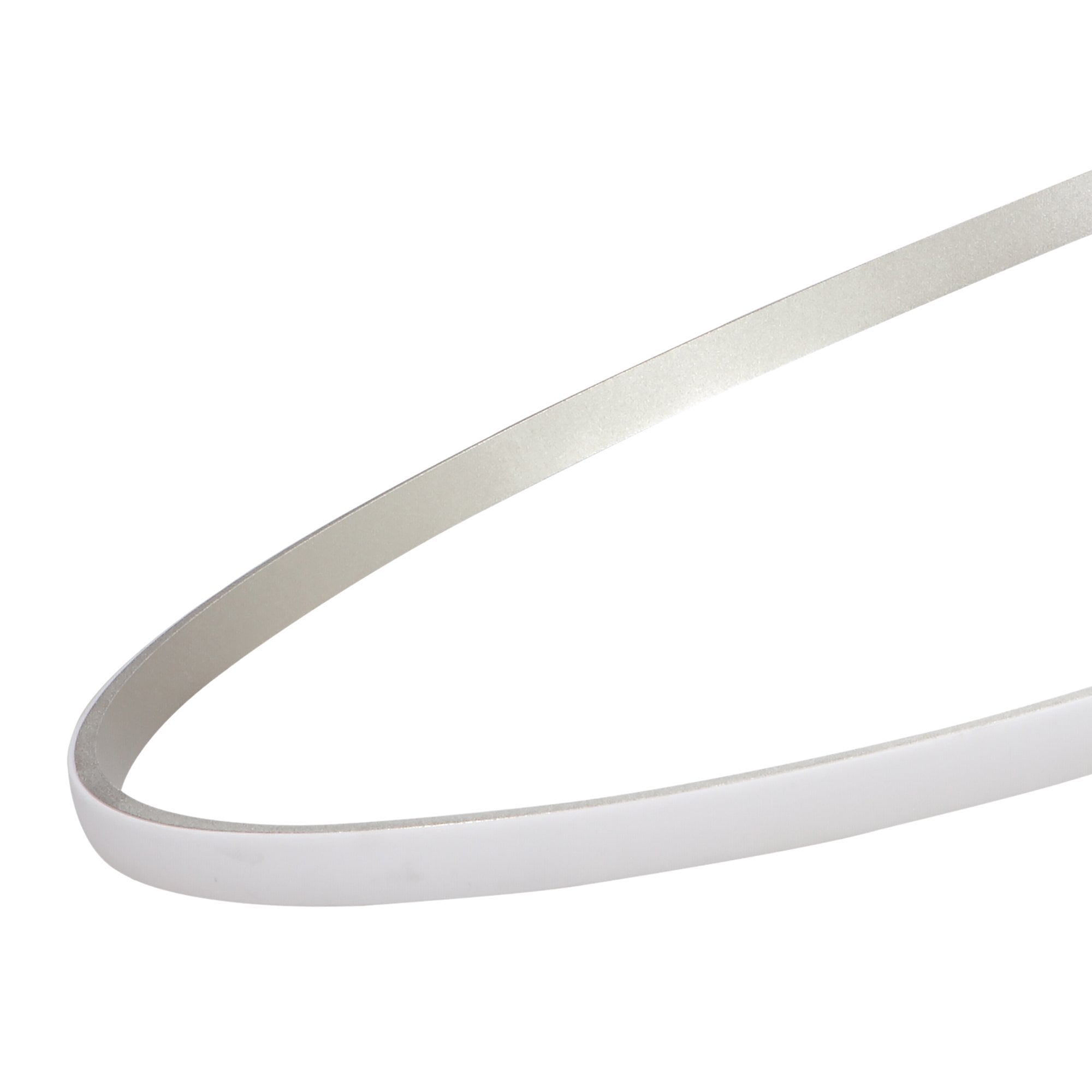 M4982 Nur Semi Flush 30W LED Silver/Frosted Acrylic/Polished Chrome