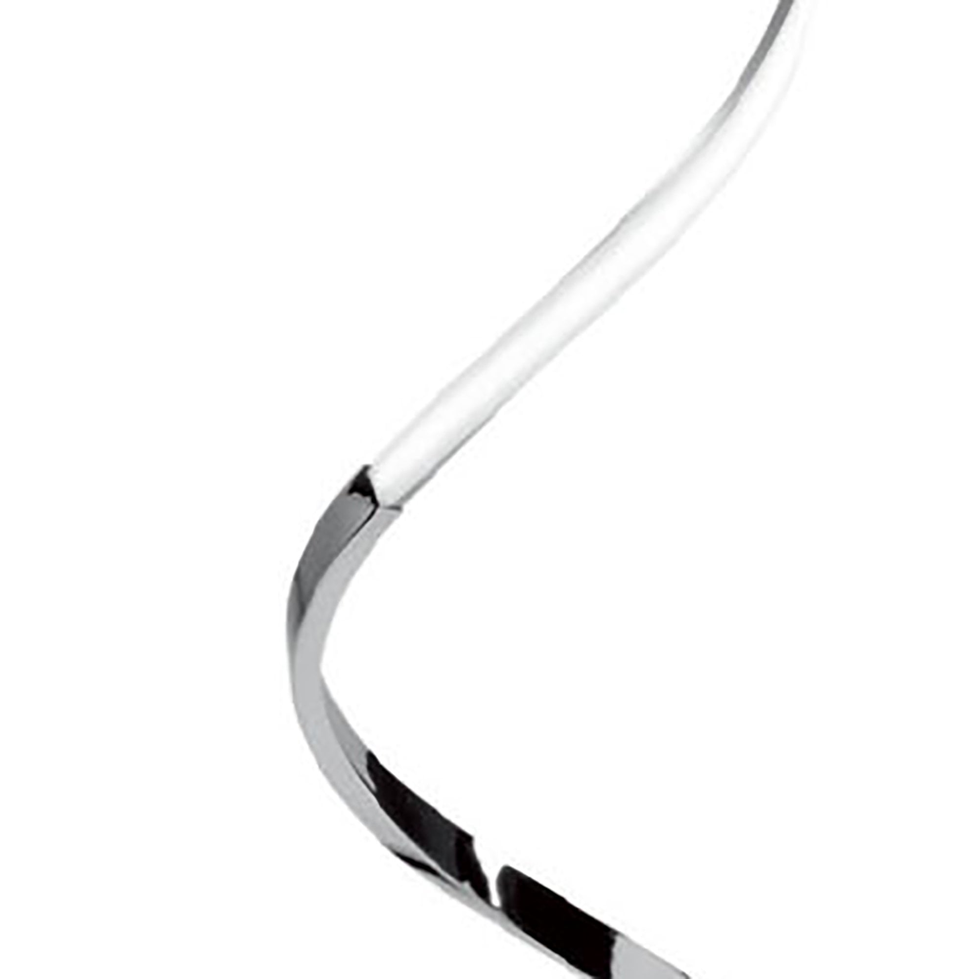 M4983 Nur Floor Lamp 20W LED Dimmable Silver/Frosted Acrylic/Polished Chrome