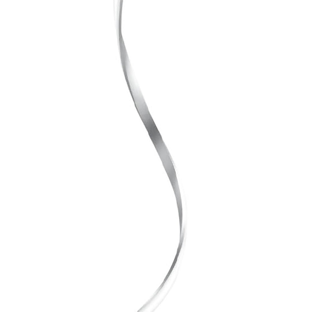 M4983 Nur Floor Lamp 20W LED Dimmable Silver/Frosted Acrylic/Polished Chrome