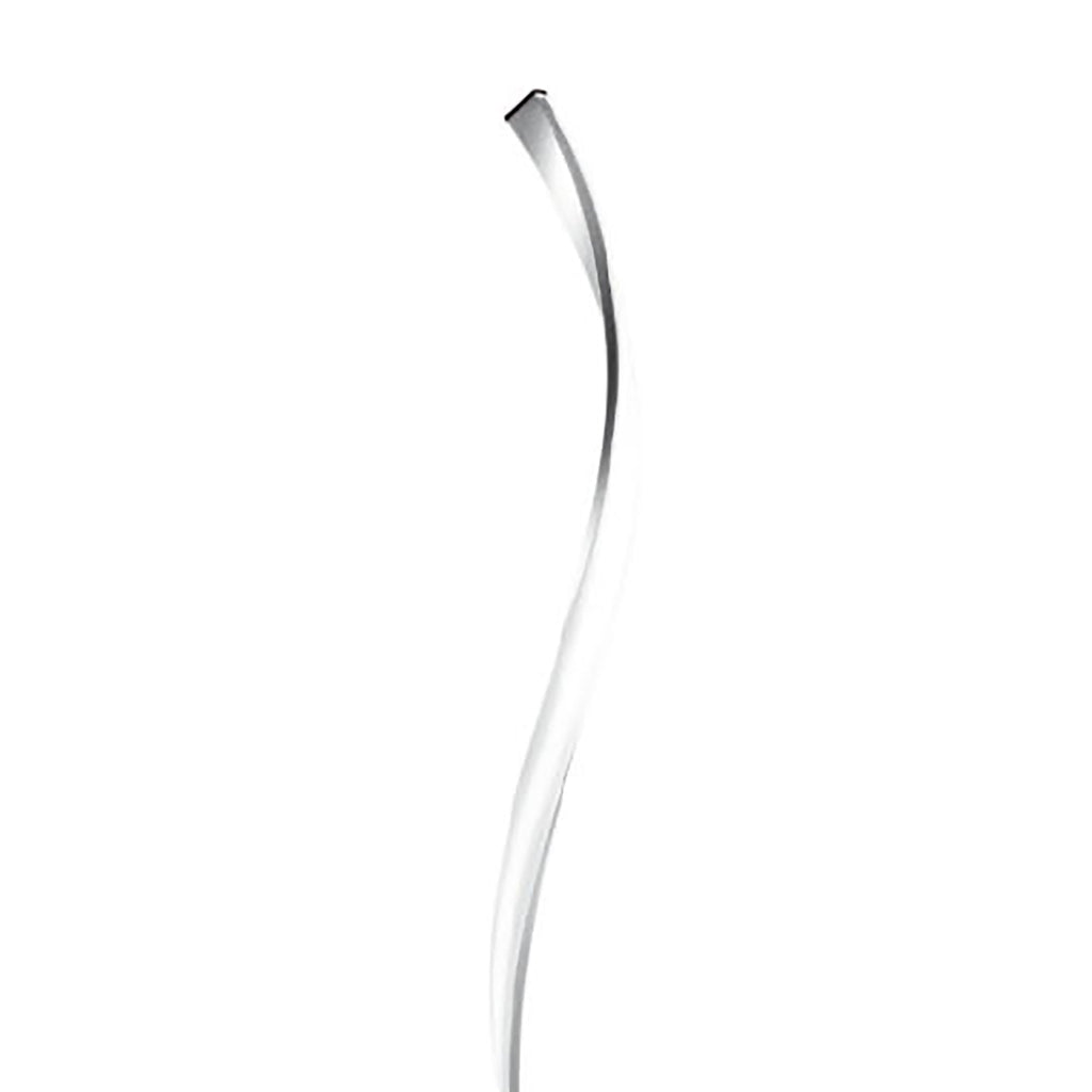 M4983 Nur Floor Lamp 20W LED Dimmable Silver/Frosted Acrylic/Polished Chrome