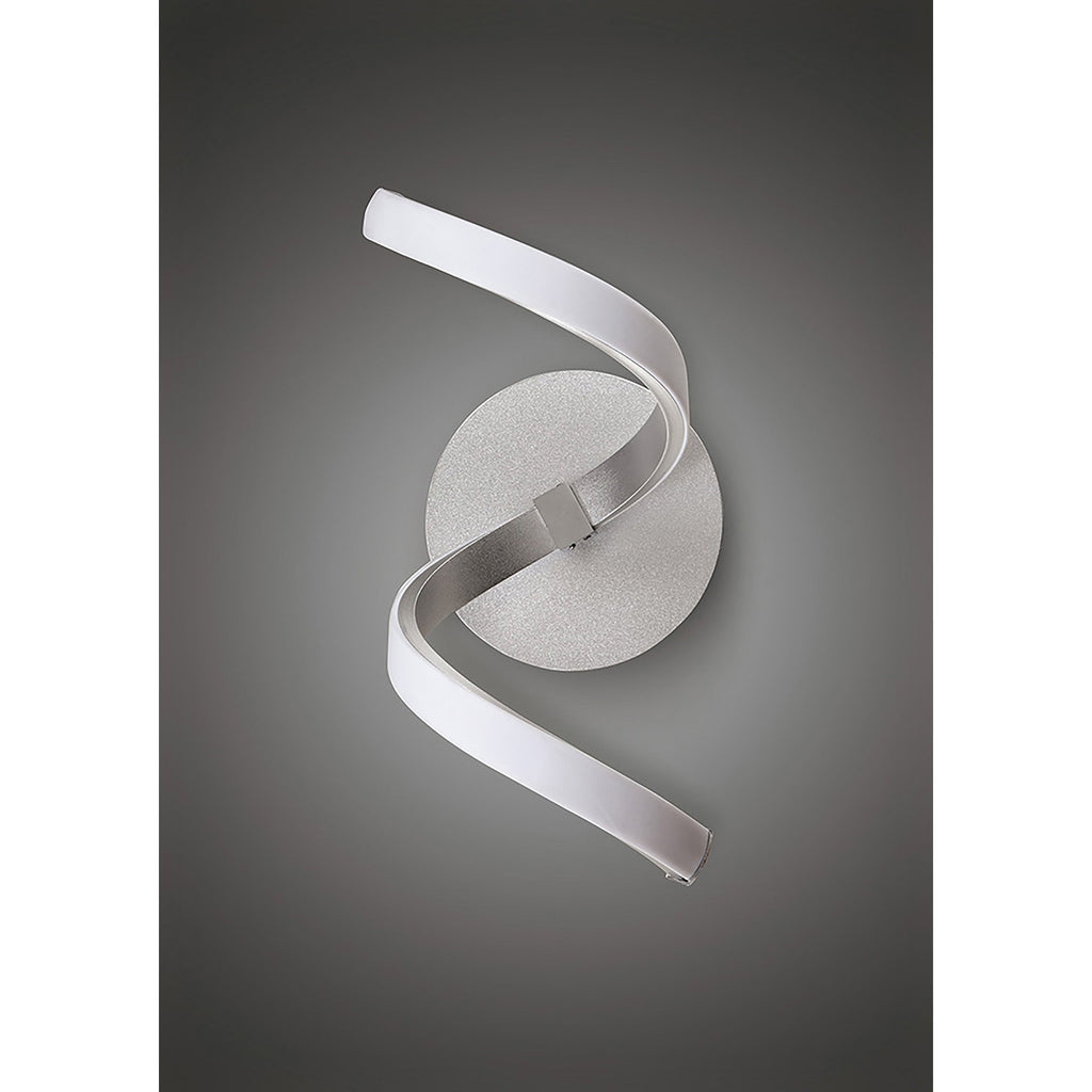 M4985 Nur Wall Lamp 10W LED Silver/Frosted Acrylic/Polished Chrome