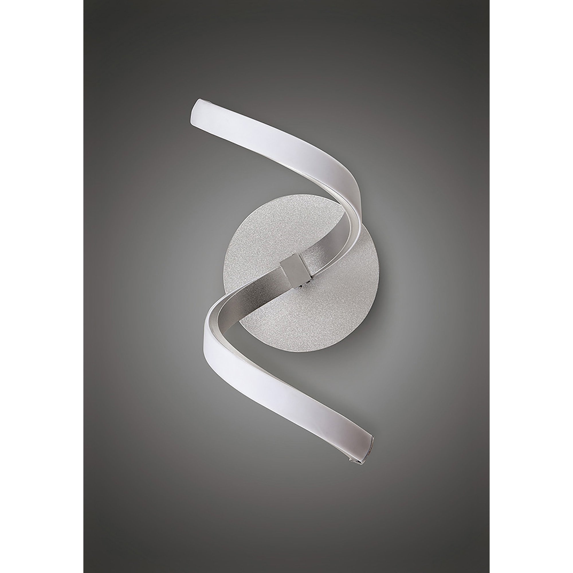 M4985 Nur Wall Lamp 10W LED Silver/Frosted Acrylic/Polished Chrome