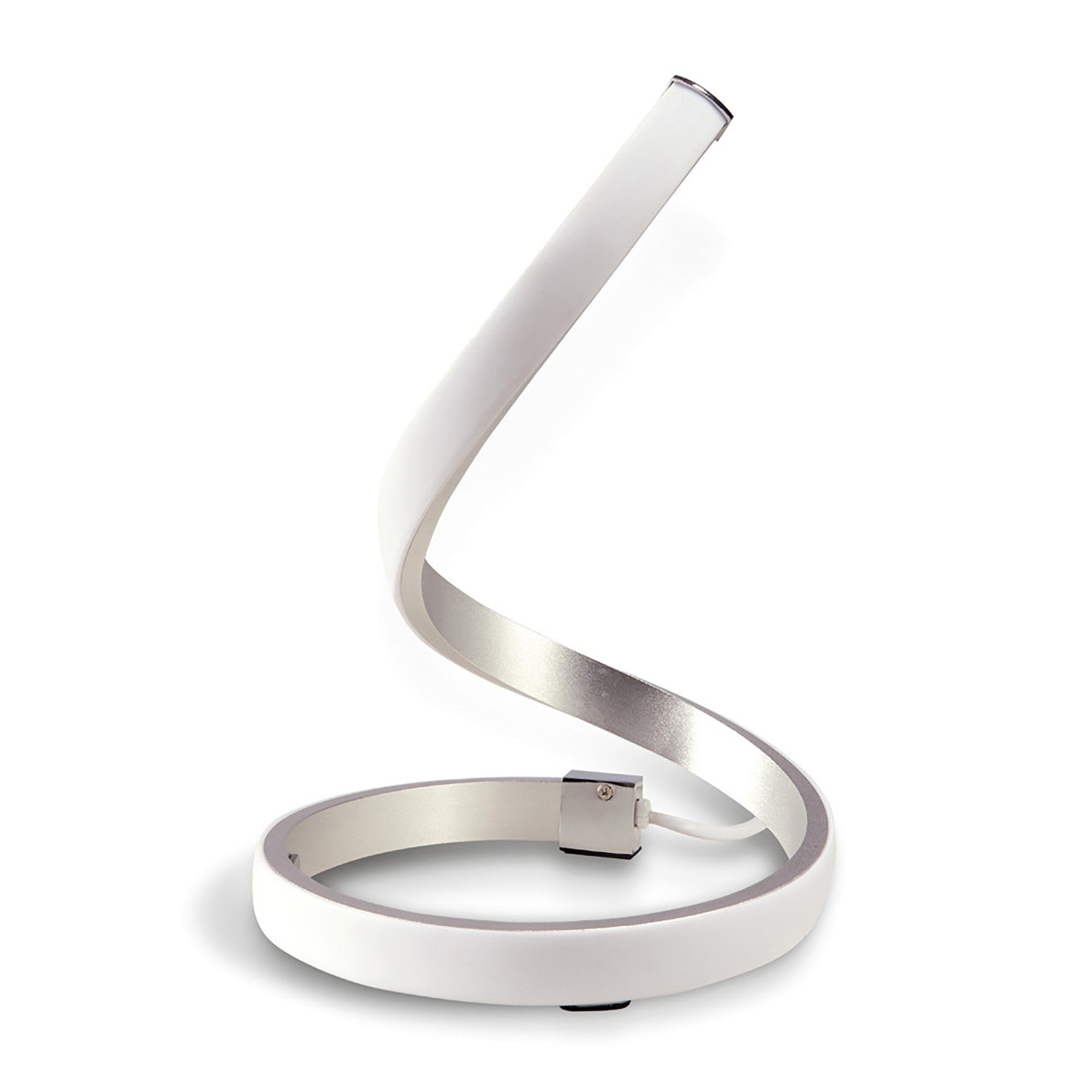 M4986 Nur Table Lamp 15W LED Silver/Frosted Acrylic/Polished Chrome