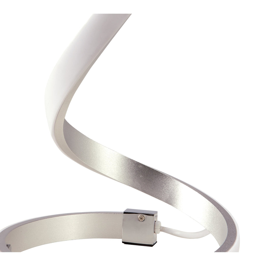 M4986 Nur Table Lamp 15W LED Silver/Frosted Acrylic/Polished Chrome