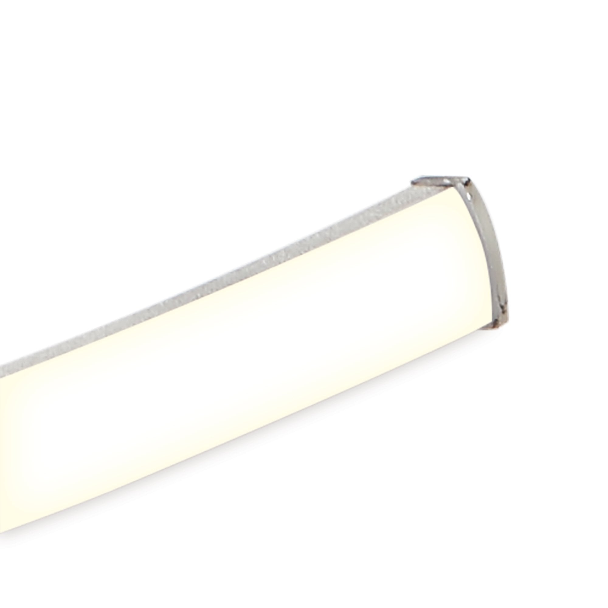 M4996 Nur Semi Flush 30W LED Dimmable Silver/Frosted Acrylic/Polished Chrome