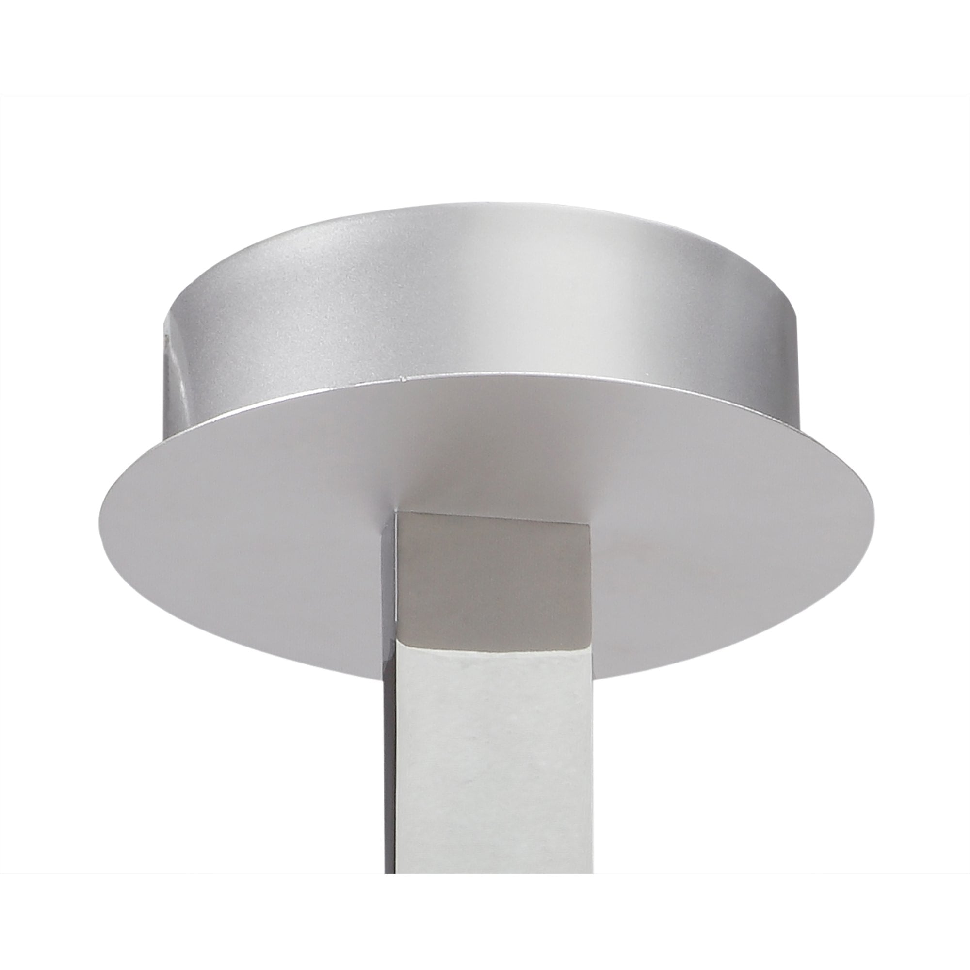 M4997 Nur Rectangular Semi Flush Tall 40W LED Dimmable Silver/Frosted Acrylic/Polished Chrome