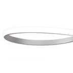 M4997 Nur Rectangular Semi Flush Tall 40W LED Dimmable Silver/Frosted Acrylic/Polished Chrome