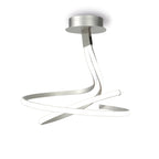 M4998 Nur Semi Flush 50W LED Dimmable Silver/Frosted Acrylic/Polished Chrome