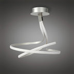 M4998 Nur Semi Flush 50W LED Dimmable Silver/Frosted Acrylic/Polished Chrome