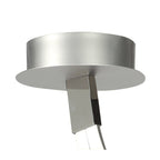 M4998 Nur Semi Flush 50W LED Dimmable Silver/Frosted Acrylic/Polished Chrome