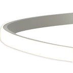M4998 Nur Semi Flush 50W LED Dimmable Silver/Frosted Acrylic/Polished Chrome