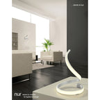 M4999 Nur Square Flush Ceiling 34W LED Dimmable Silver/Frosted Acrylic/Polished Chrome (S)