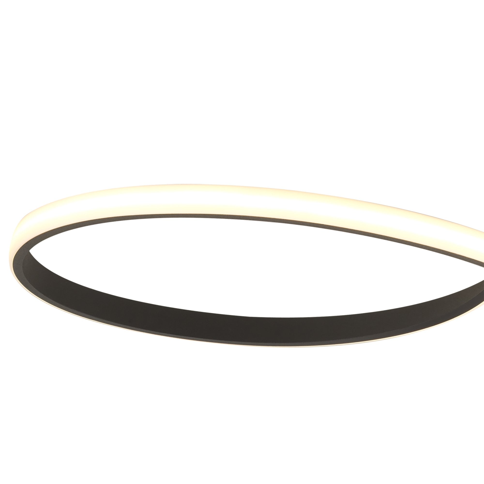 M5707 Nur Brown Oxide Rectangular Semi Flush Tall 40W LED Dimmable Brown Oxide/Frosted Acrylic