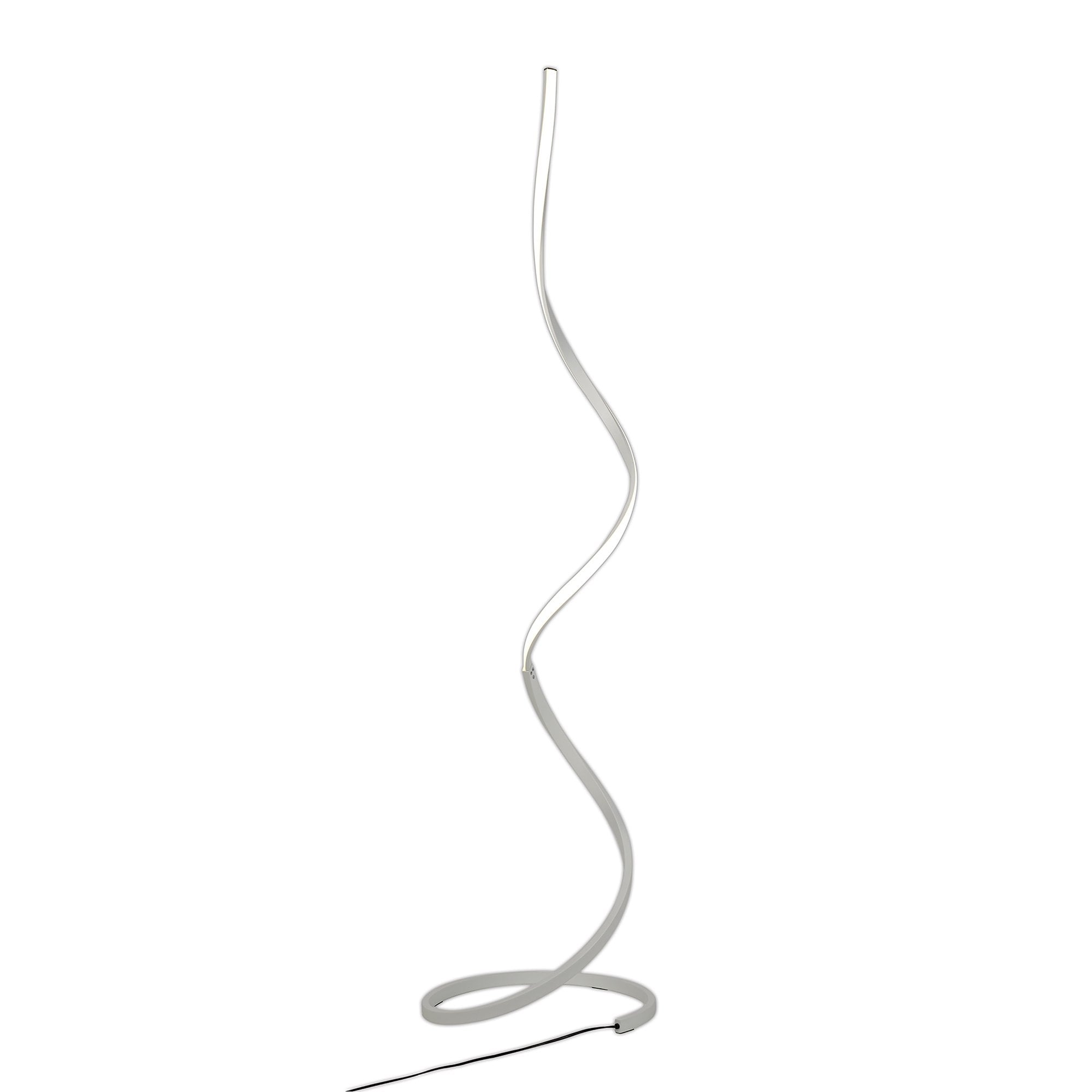 M6010 Nur Blanco XL Floor Lamp 20W LED Dimmable White/Frosted Acrylic