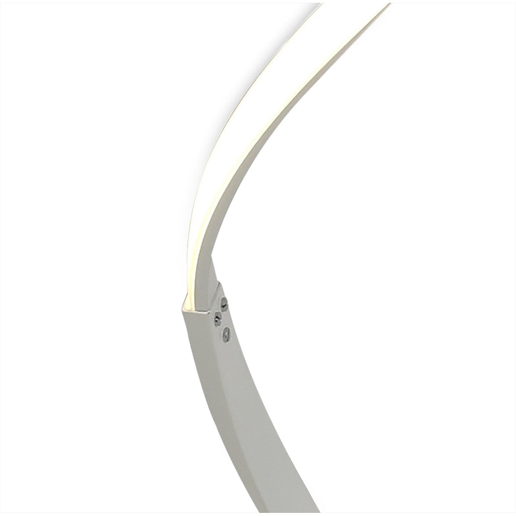 M6010 Nur Blanco XL Floor Lamp 20W LED Dimmable White/Frosted Acrylic