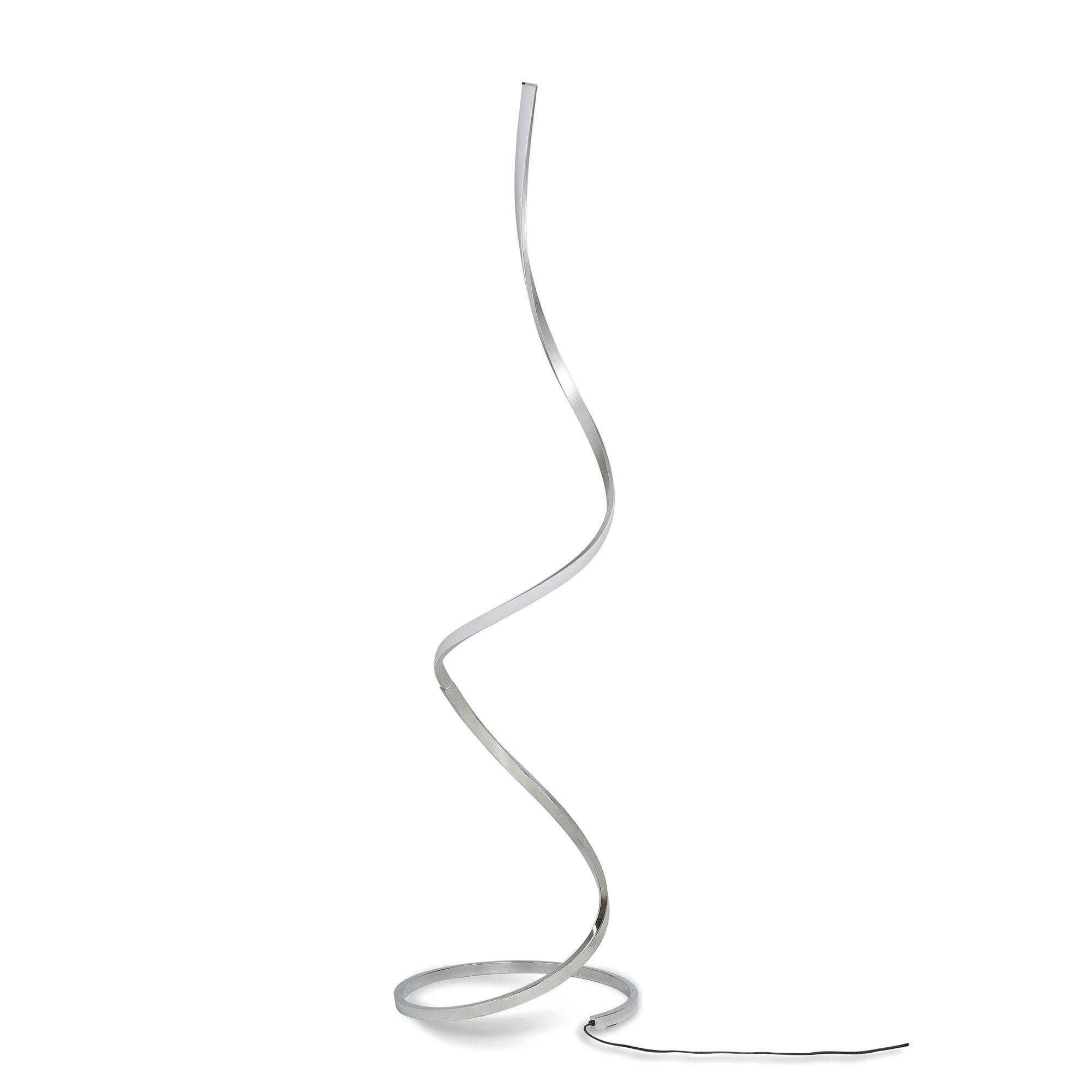 M5001 Nur XL Floor Lamp 20W LED Dimmable Silver/Frosted Acrylic/Polished Chrome