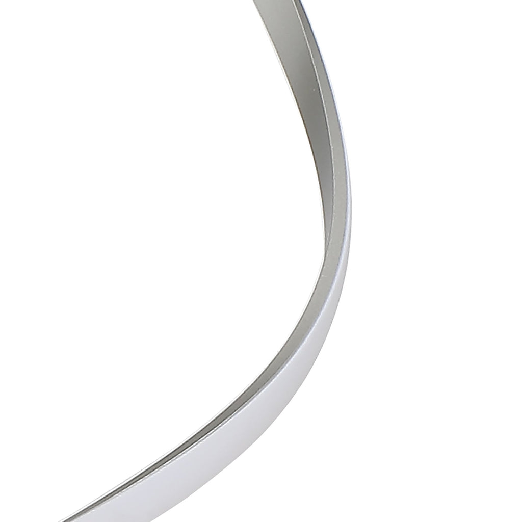 M5001 Nur XL Floor Lamp 20W LED Dimmable Silver/Frosted Acrylic/Polished Chrome