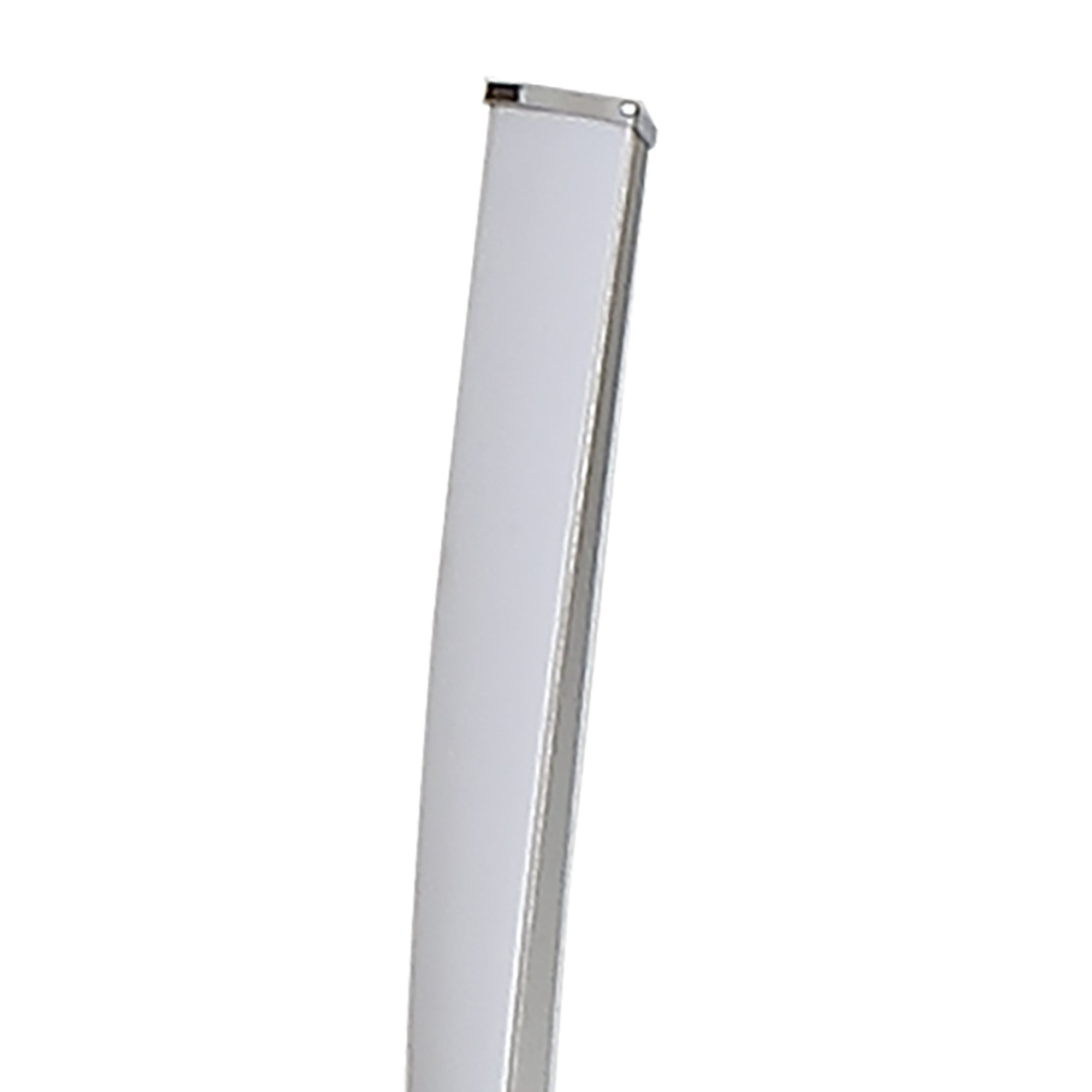 M5001 Nur XL Floor Lamp 20W LED Dimmable Silver/Frosted Acrylic/Polished Chrome