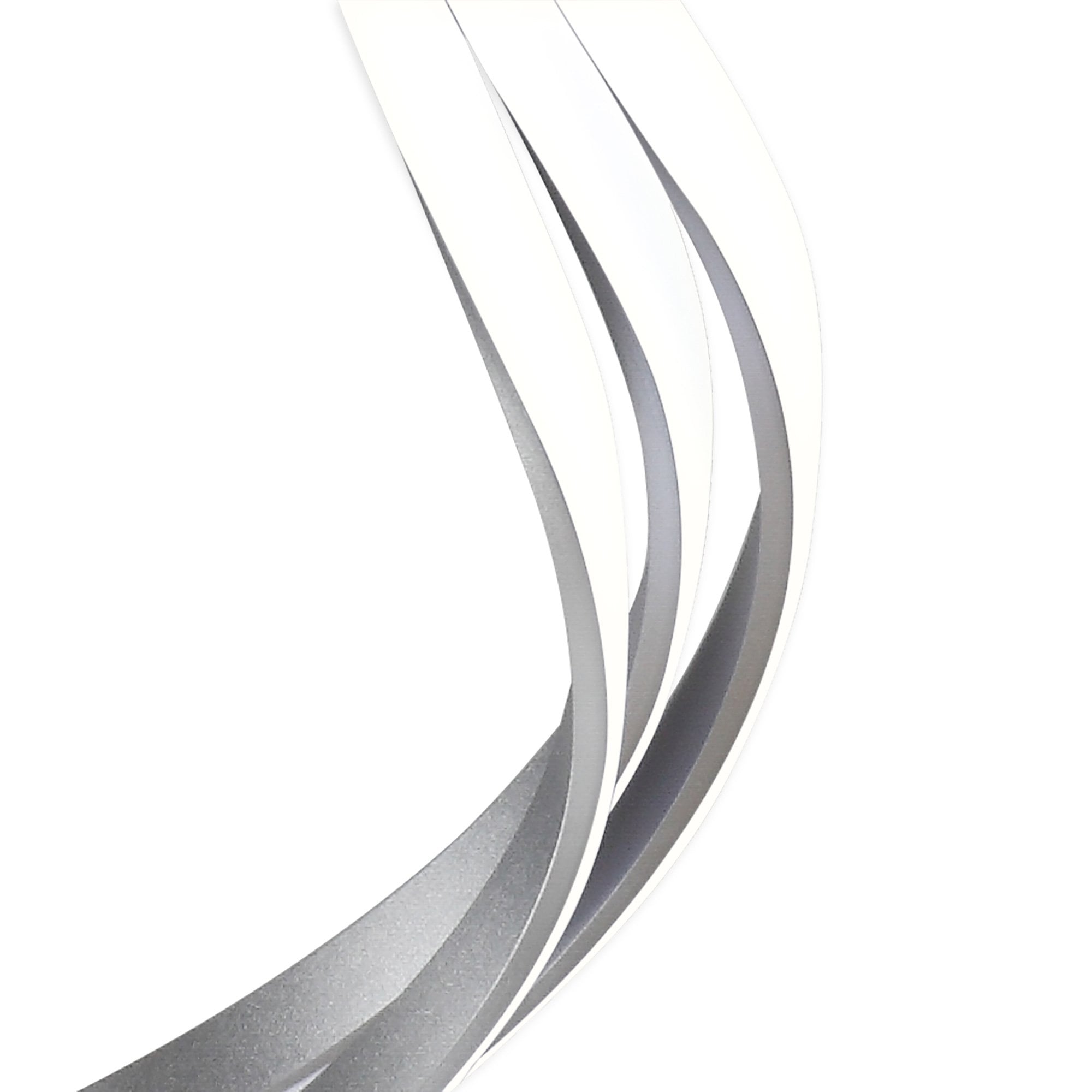 M5003 Nur XL Semi Flush 80W LED Silver/Frosted Acrylic/Polished Chrome