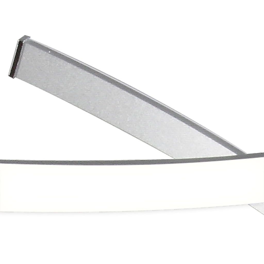 M5003 Nur XL Semi Flush 80W LED Silver/Frosted Acrylic/Polished Chrome
