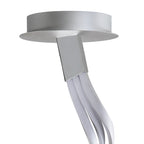 M5821 Nur XL Semi Flush 80W LED Dimmable Silver/Frosted Acrylic/Polished Chrome